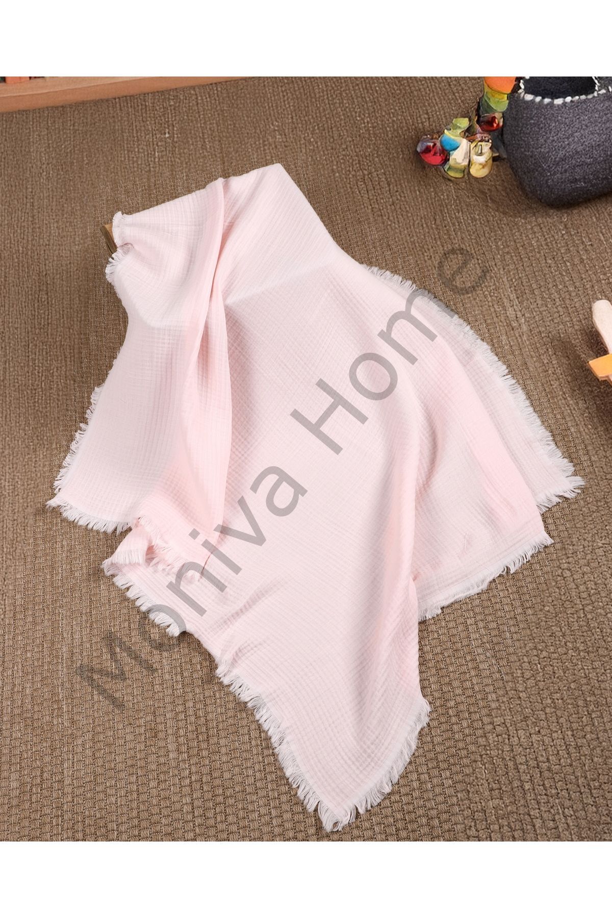 Moniva Home 4 Katlı Müslin Bebek Örtüsü Pikesi
