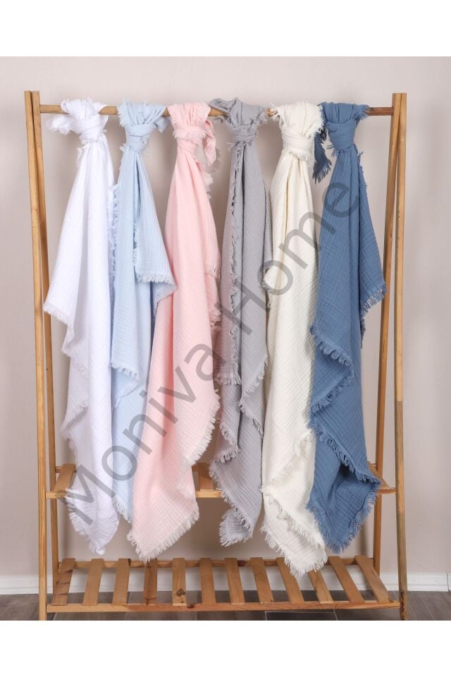 Moniva Home 4 Katlı Müslin Bebek Örtüsü Pikesi
