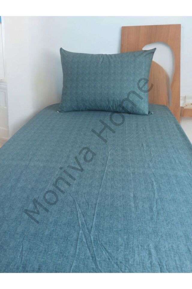 Moniva Home Tek Kişilik Pamuklu Lastikli Çarşaf Takımı (%60 Pamuk, 100x200 cm)