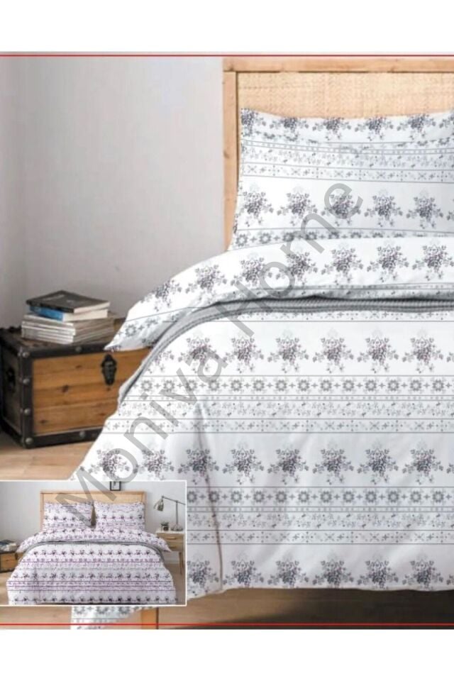 Moniva Home Tek Kişilik Pamuklu Nevresim Takımı 160x200 Cm